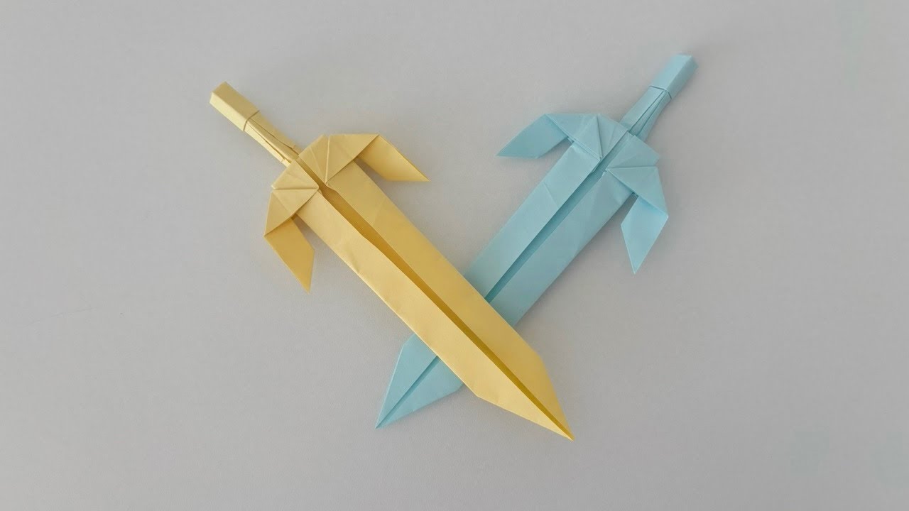 How to Make an Easy Origami Sword Origami 