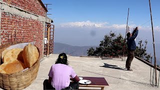 Breakfast with Himalayan View | Ep 9 Uttarakhand Vlog