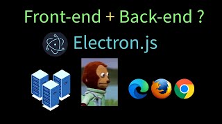 Combination of front-end and back-end  ( Electron.js structure analysis )