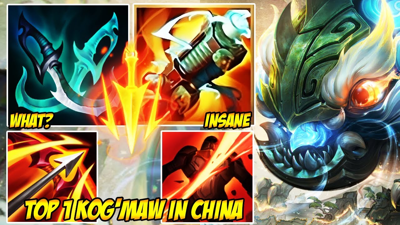 Kog Wild Rift WILD RIFT CHINA TOP 1 KOG'MAW - PHANTOM DANCER + RANGE = UNKILLABLE ...