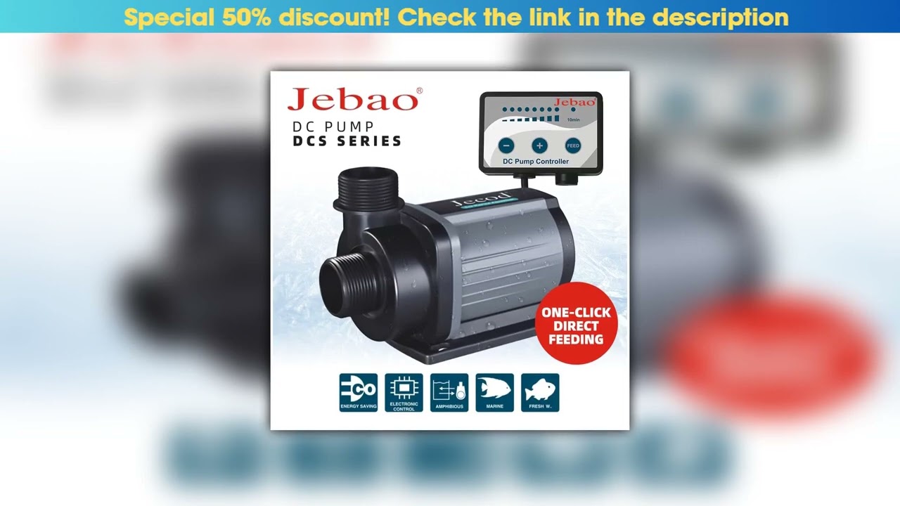New Arrival Jebao-Adjustable Submersible Controller Water Pump, Aquarium Fish Tank, Flow Fountain,•