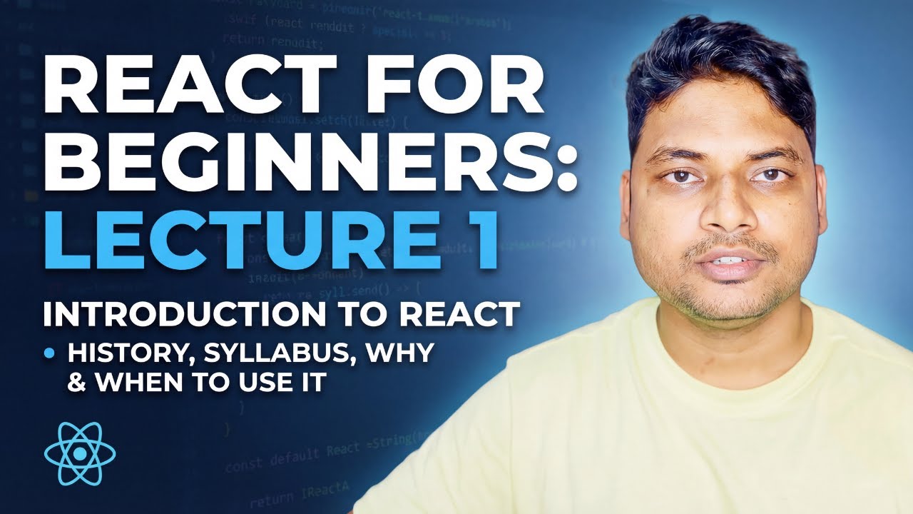 Introduction React JS In 2026By Maharufh|| Lecture-1