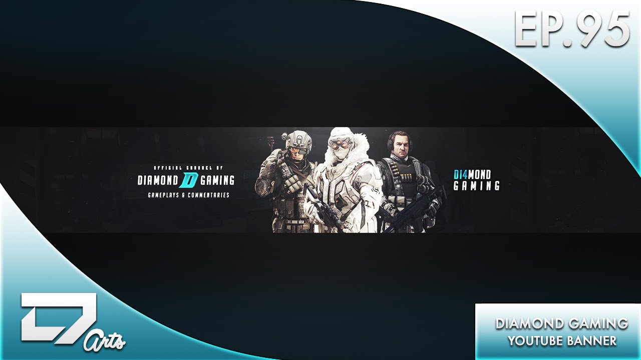 Speed Art Ep.95 Diamond Gaming's Youtube Banner - YouTube