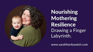 Drawing a Finger Labyrinth for Meditation