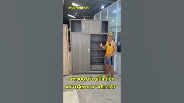 Tủ giấu tiền kết hợp vô tủ quần áo gỗ cửa lùa đẹp #tugiautien #tugiaudo #hocgiautien #tuquanao
