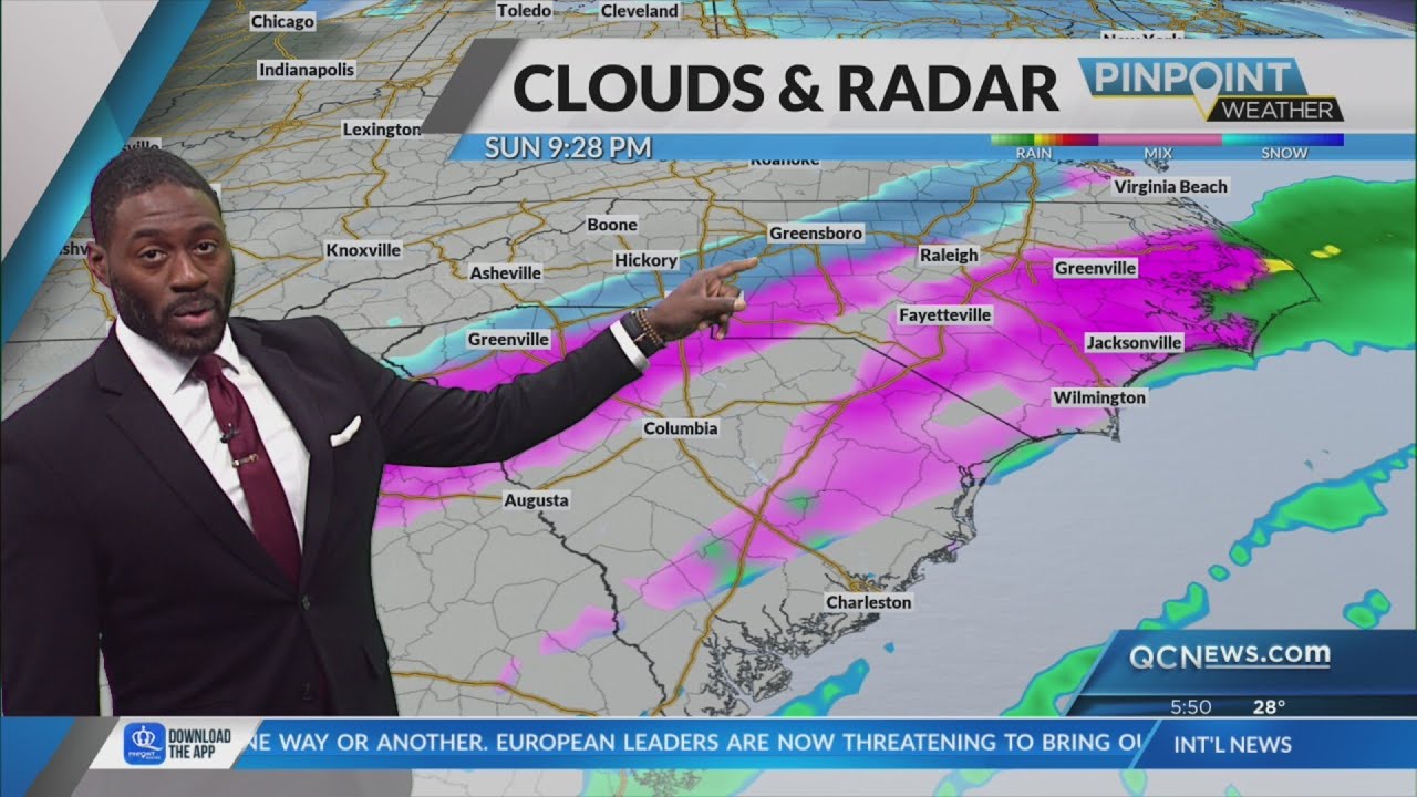 Tuesday cold & sunny for Charlotte; winter storm expected for weekend