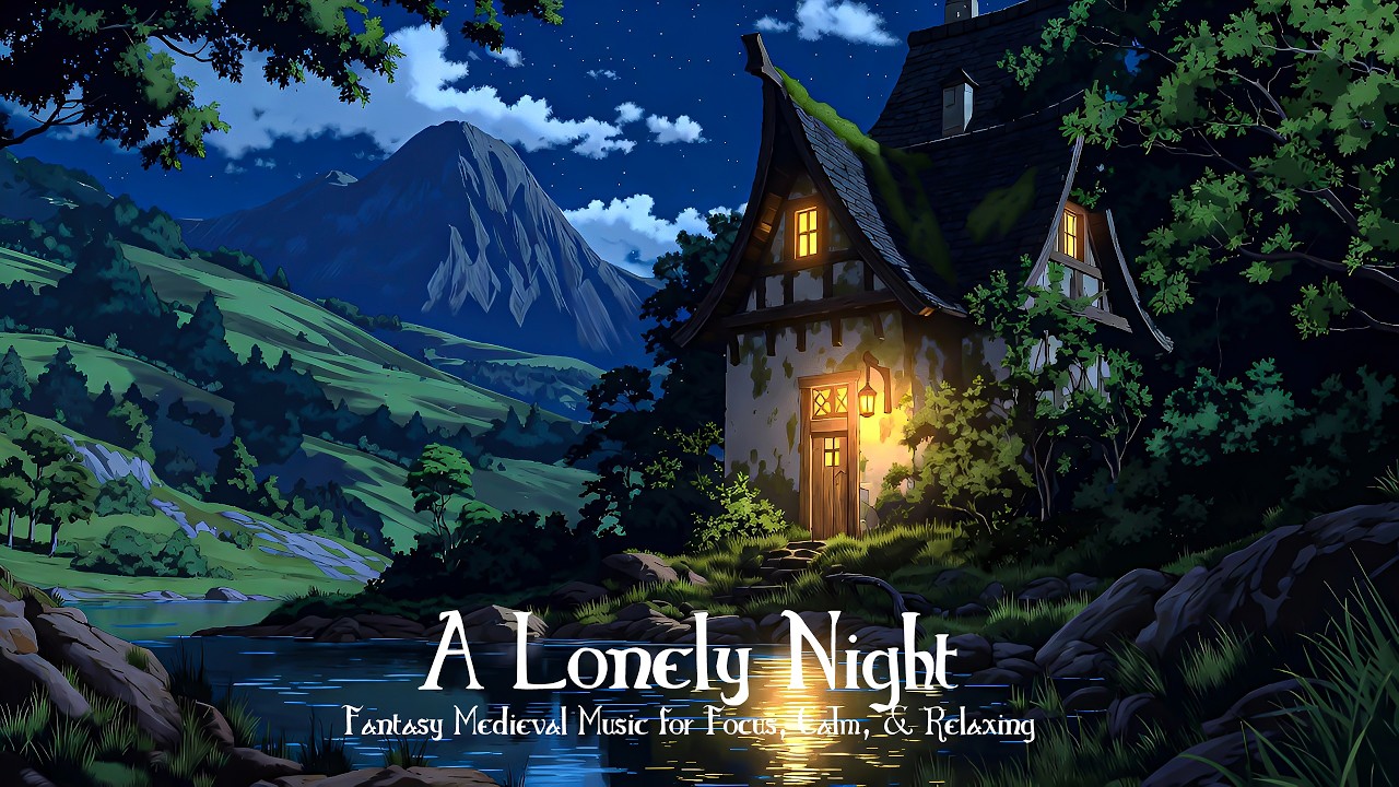 Medieval Fantasy Music for Focus, Calm, & Relaxing | A Lonely Night