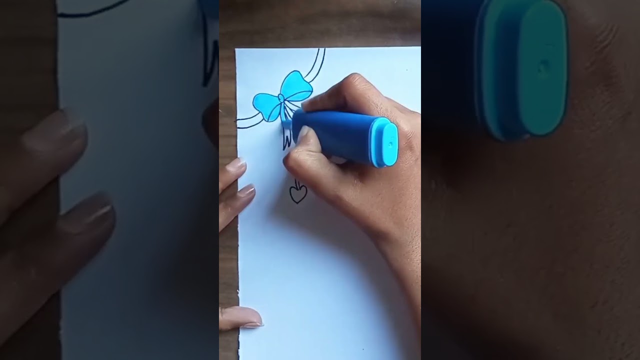 Quick and easy ribbon 🎀 border design for project 