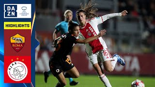HIGHLIGHTS | Roma vs. Ajax (UEFA Women’s Champions League 2023-24 Matchday 2)