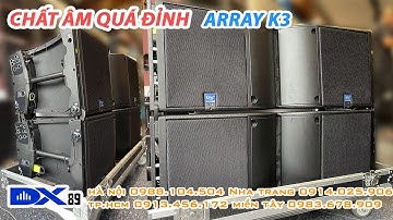 Chất âm của Loa sự kiện array QHa K3 cao cấp quá hay
