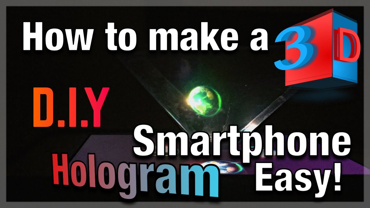 How to make a hologram with your phone - YouTube