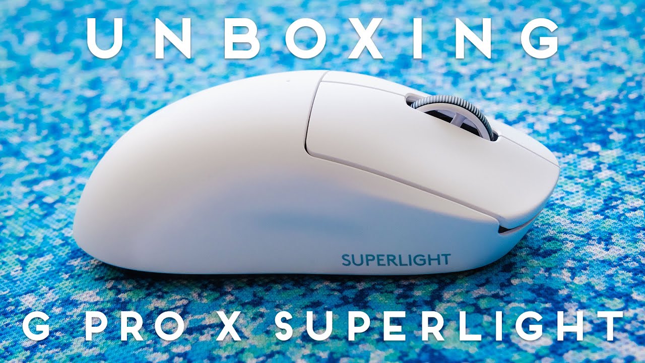 COMPREI UM DOS MOUSES MAIS LEVES DO MUNDO - LOGITECH G PRO X SUPERLIGHT ...