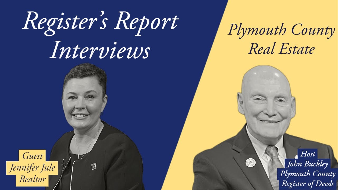 Registers Report Interviews Plymouth County Real Estate YouTube