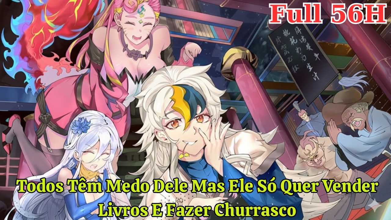 Todos Têm Medo Dele, Mas Ele Só Quer Vender Livros E Fazer Churrasco - Manhua Explicado