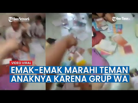 Viral Emak emak Marahi Teman Anaknya Karena Dimasukkan di Grup WA