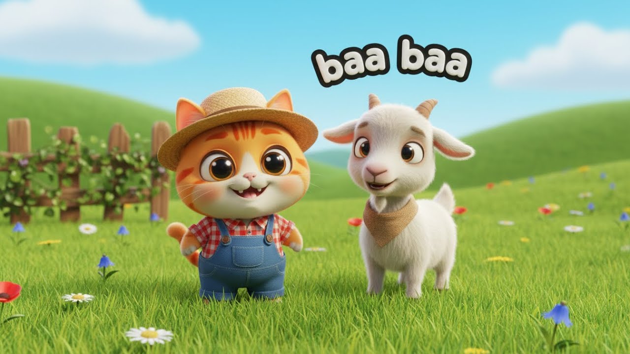 Baby Kitty’s Farm Song for Kids | Fun Animal & Farm Song, Toddler Nursery Rhymes & Baby Songs 🐱🌾🎶