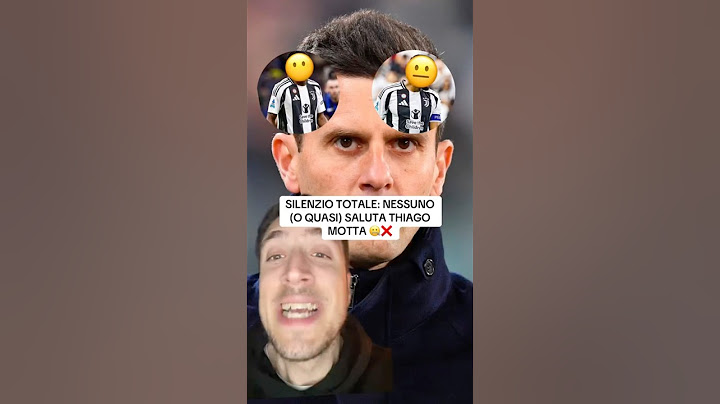 SILENZIO TOTALE: NESSUNO (O QUASI) SALUTA THIAGO MOTTA 🤐❌#calcio #seriea #juventus #thiagomotta