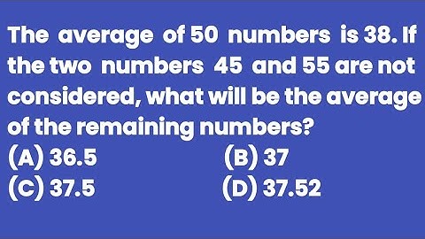 The average of 50 numbers is 38. If the two numbers 45 and 55 are not considered, what will be the