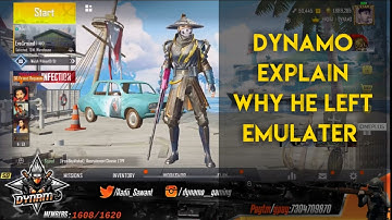 Dynamo pubg Explain why he switch to mobile | why he left emulator | Pubg mobile #dynamogaming