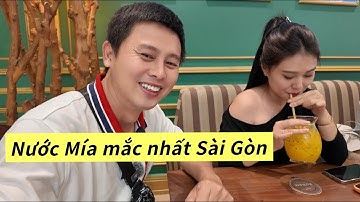 Uống thử Ly Nước Mía gần 200k mắc nhất Sài Gòn