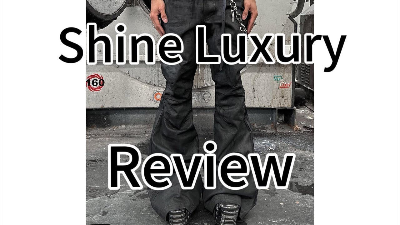 Shine Luxury | “MORGENSTAR” inserted flared jeans review - YouTube