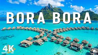 Bora Bora 4K 2026 🇵🇫 Turquoise Lagoon, Overwater Villas & Dream Island Paradise | Video 4K UHD