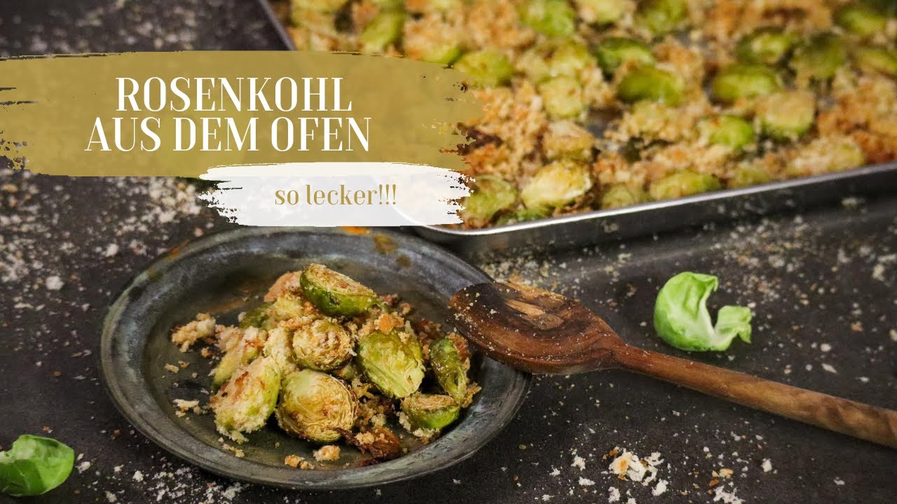 Könnt ich andauernd essen: Rosenkohl im Backofen mit Parmesan und ...