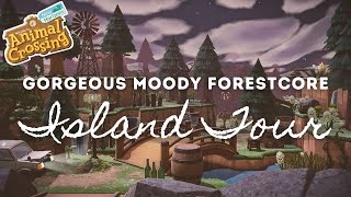 GORGEOUS MOODY FORESTCORE ISLAND TOUR | Animal Crossing New Horizons