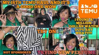 IT’S MY 16TH EXCITING TEMU HAUL* IT'S A GOOD ONE * A MILLION DOLLAR WATCH DUPE SHOCKING  4-28-24