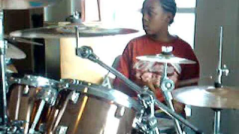 Michael on the drums.mpg