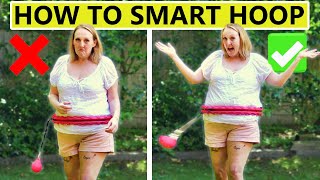 كيفية استخدام Smart Hula Hoop الموزون للمبتدئين والتمارين ذات الحجم الزائد (برنامج تعليمي سهل خطوة بخطوة)