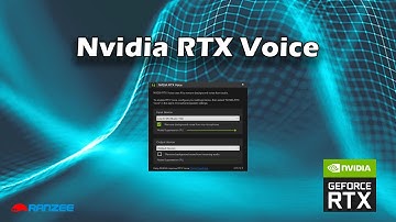 Nvidia RTX Voice background noise cancellation app