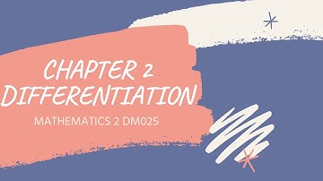 (2/8) Chapter 2 Differentiation | 2.2 Techniques of differentiation