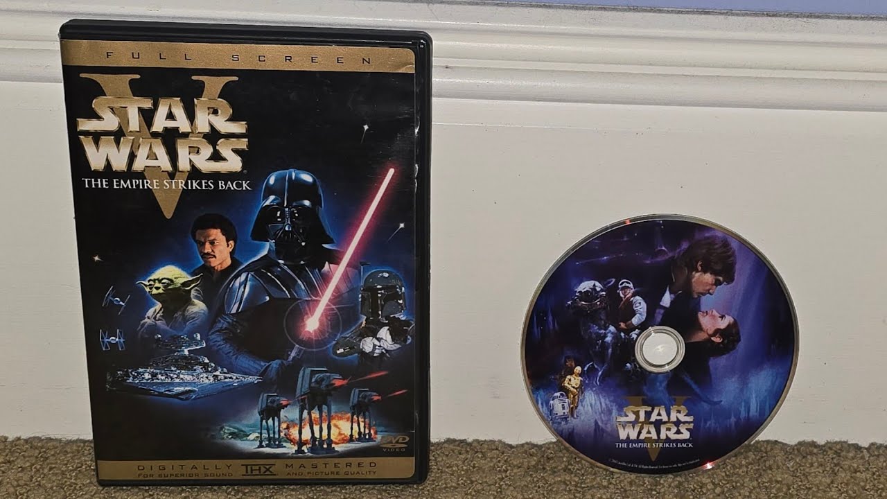 Star Wars Episode V: The Empire Strikes Back USA DVD Walkthrough Menu 2 4:3 Full Screen (2006)