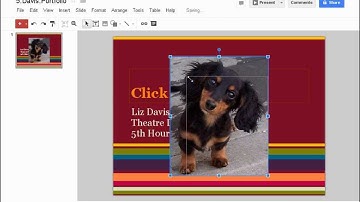 Creating a Portfolio with Google Docs in Ms. Davis