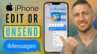 How to Edit or Unsend Messages on iPhone | iOS 16 New iMessage Feature Update