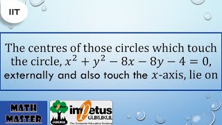 The centres of those circles which touch the circle, x^2+y^2-8x-8y-4=0, externally and also touch