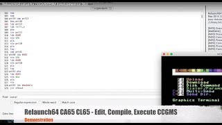 Relaunch64 setup for CCGMSTERM development on OSX