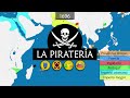 La historia de la piratería - Resumen en mapas