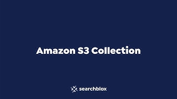 How to index data from Amazon S3 using SearchBlox?