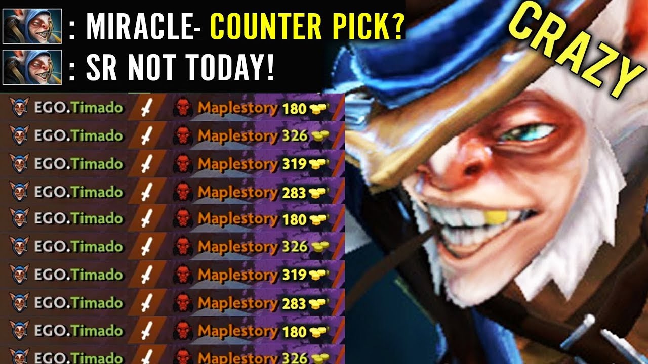 Rip Miracle Counter Pick Axe 8000 Mmr Pro Meepo Timado Dota 2