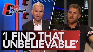 The damning truth about Heppell's response to Parker sledge - Footy Classified | Footy on Nine