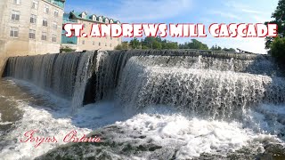 St. Andrews Mill Cascade – A Hidden Gem in Fergus, Ontario
