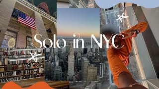 my first solo trip to NYC | Travel vlog