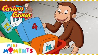 George the Post Monkey 📦 💌 | Curious George | Compilation | Mini Moments