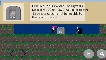 Pocket Game Developer- RIP Your boi and the Crystal