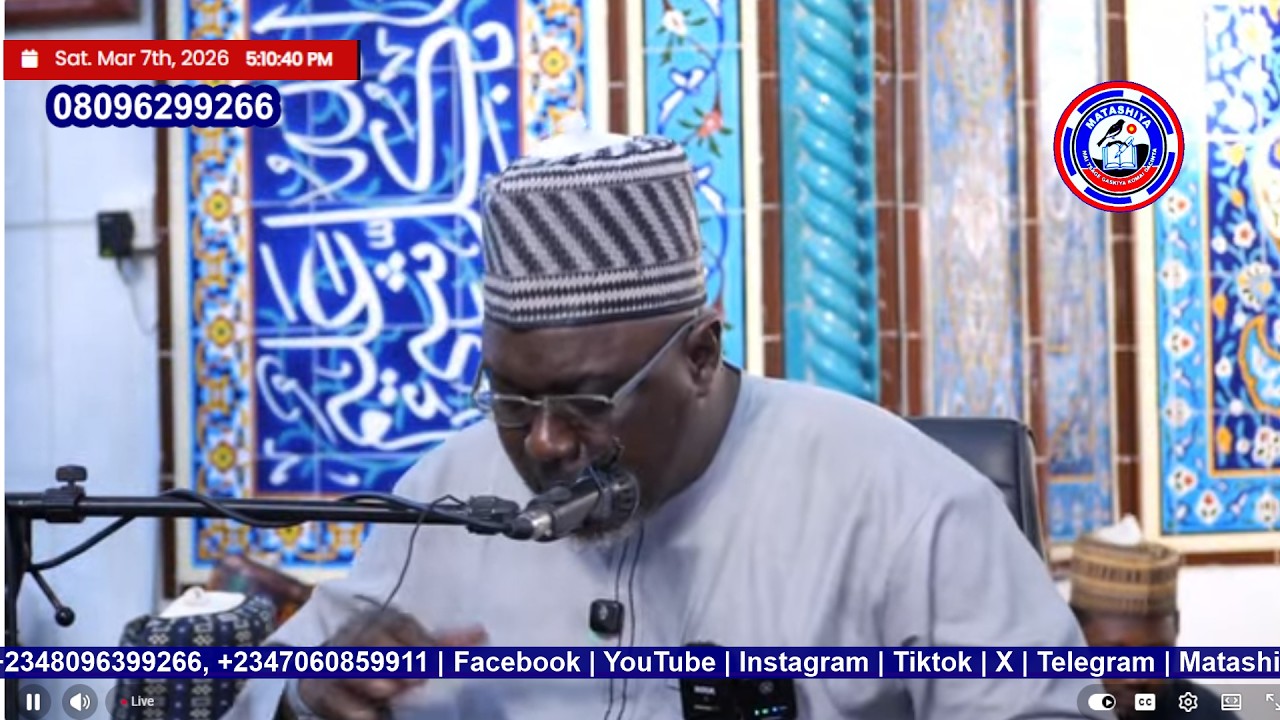 #Ramadan18 Kai tsaye tafsirin Alƙur'ani mai girma tare da Farfesa Isah Ali Pantami