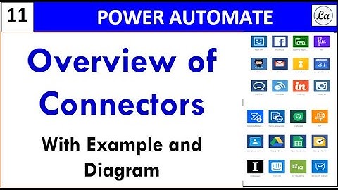 Microsoft Power Automate Tutorials | Overview of Connectors