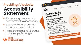 What to include in an accessibility statement