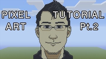 Minecraft Pixel Art Tutorial - Markiplier Part 2